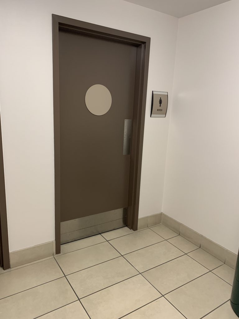 CGC Restroom Door - AFTER