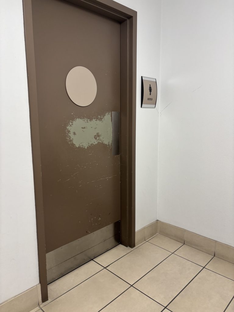 CGC Restroom Door - BEFORE