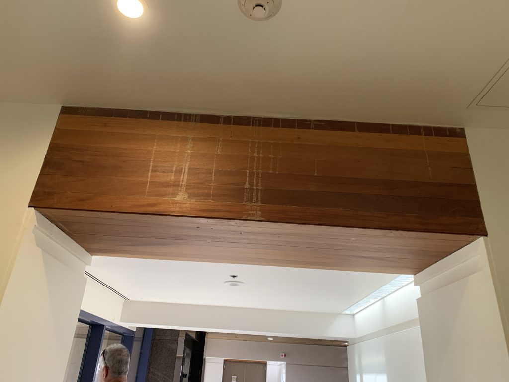 CGC Wood Soffit - 2nd FL - BEFORE