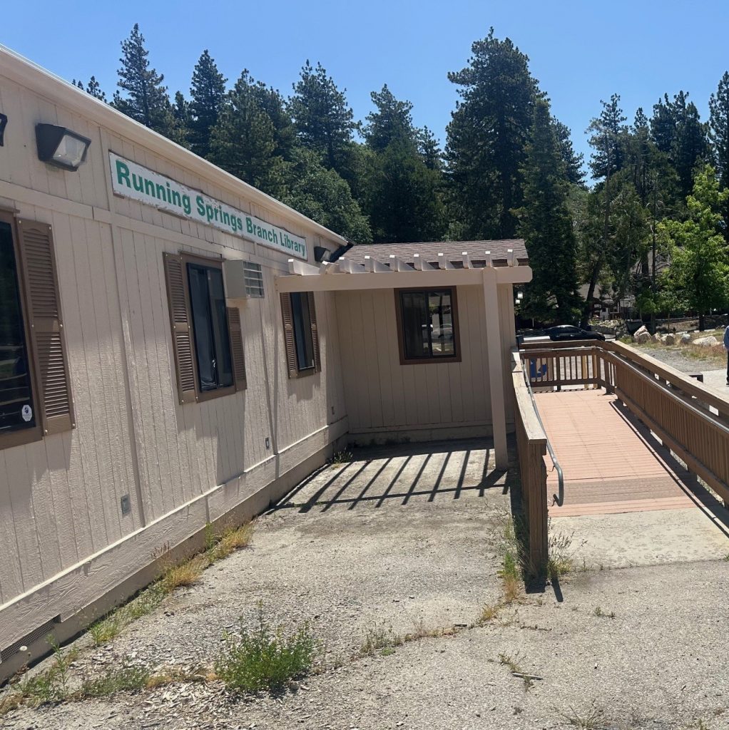 Running Springs Library Front - BEFORE