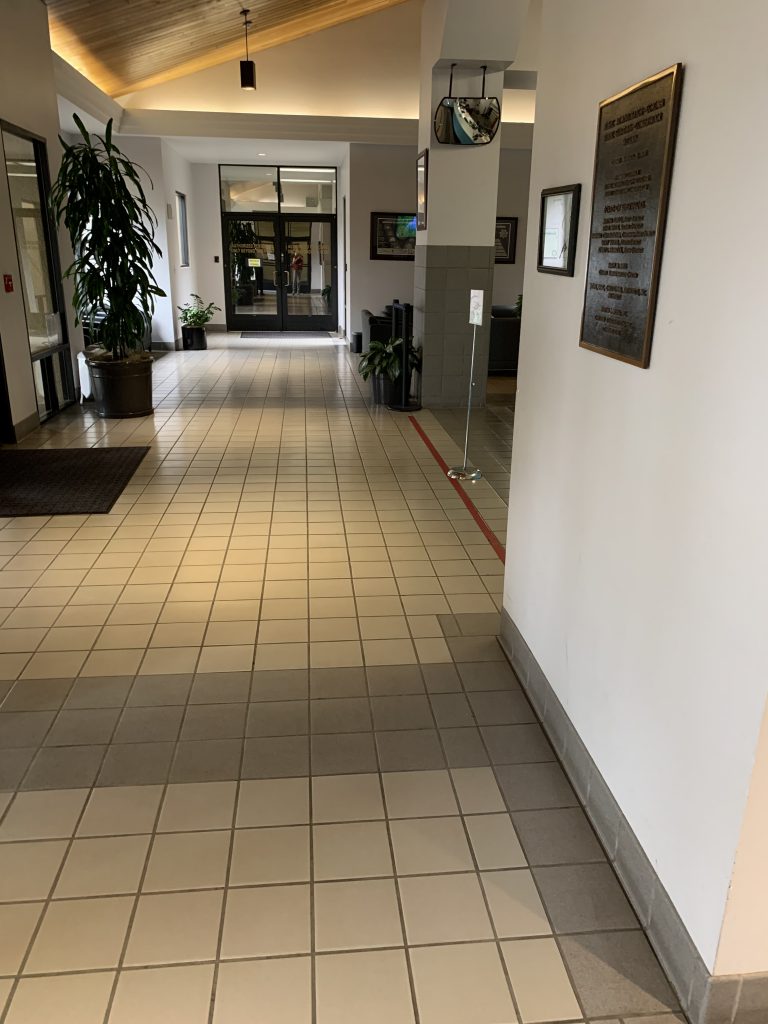 SHR Coroner Flooring - BEFORE